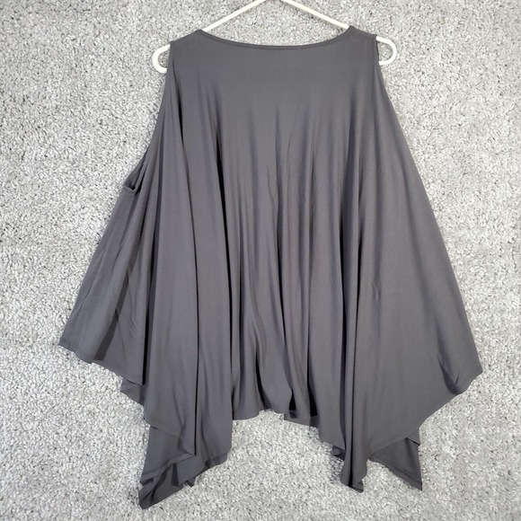 Eileen Fisher Womens Flowy Tank Top Size Large Gray Layered Lagenlook Minimalist - Picture 6 of 8